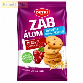 Detki ZabÁlom Meggyes Zabpelyhes Omlós Keksz 150 g