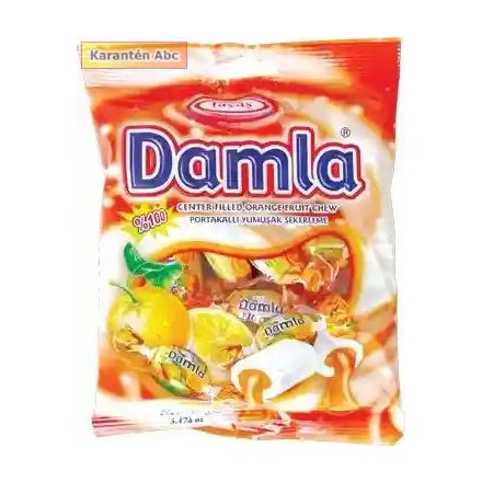 Damla töltött karamella Narancs 90g