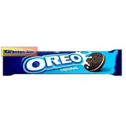 Oreo Original – klasszikus kakaós keksz vaníliás krémmel, 154 g