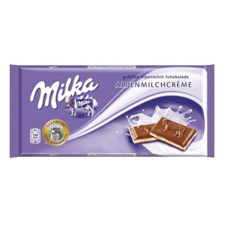 Milka Alpine Milk Cream 100g