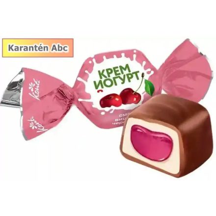 Konti Krém joghurtos meggy-cseresznye – mousse cukorka, 1 kg