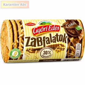   Győri Édes Zabfalatok Tejcsokoládés Zabpelyhes Keksz 215 g