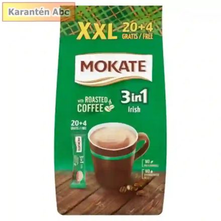 Mokate 3in1 XXL Irish – instant kávé tejporral és cukorral, ír krémlikőr ízben