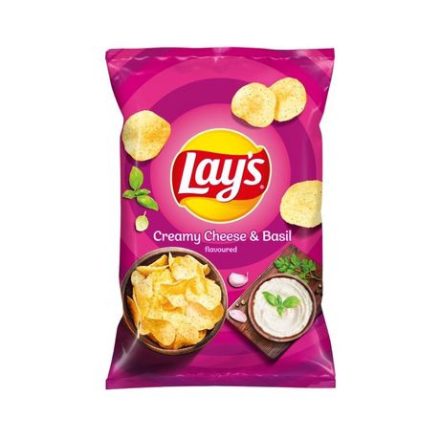 Lays chips krémsajt és bazsalikom 60g