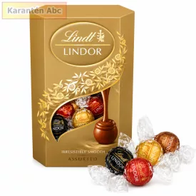 Lindt LINDOR Vegyes Csokoládé Praliné Válogatás 200 g