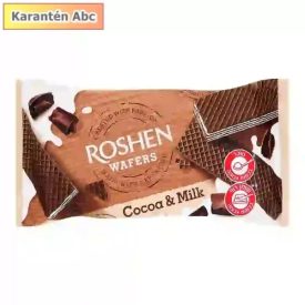 Roshen Wafers – Kakaós-tejkrémes ostya 216 g