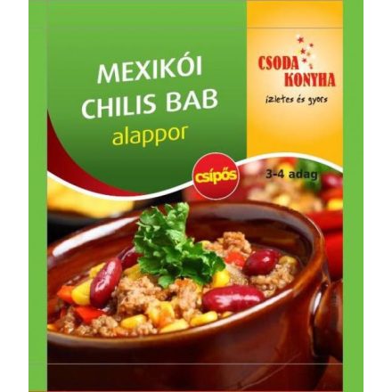 Csoda konyha alappor Mexikói chilis bab 45g