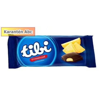 Tibi Étcsokoládé Ananászkrémes 90g 90 g