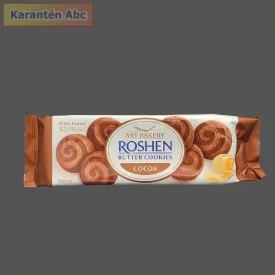   Roshen Butter Cookies Cocoa - vajas keksz, vajjal és kakaóval 140 g