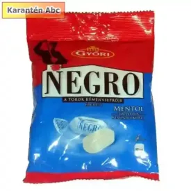 Negro Mentol cukorka 79 g – klasszikus mentolos édesség