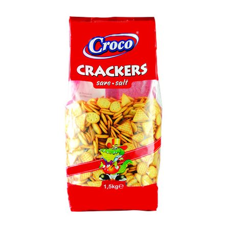 Croco crackers 1,5 kg sós