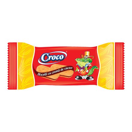 Croco kakaókrémes keksz 32g