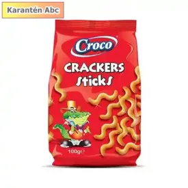 Croco kréker mini sticks sós 100g