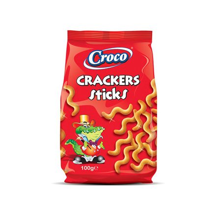 Croco kréker mini sticks sós 100g