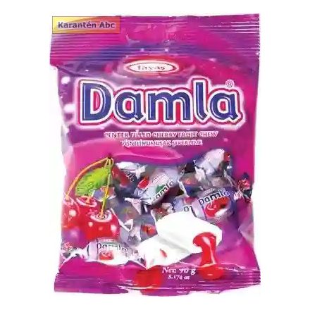 Damla töltött karamella Meggy 90g