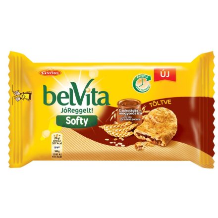 Belvita jó reggelt! Softy Csokoládés-mogyoró 50g