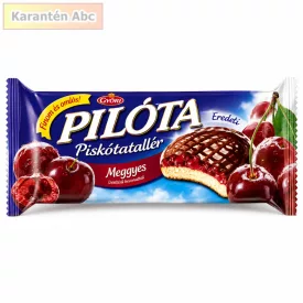 Győri Pilóta Meggyes Piskótatallér Csokoládéval 147 g