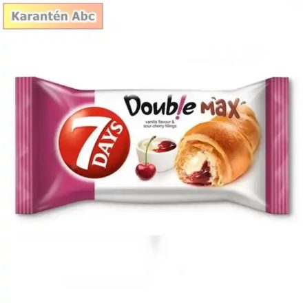 7 Days Double – Vaníliakrém és cseresznyetöltelékes croissant 80 g