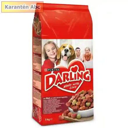 Darling száraz kutyatáp 3 kg – húsos-zöldséges eledel