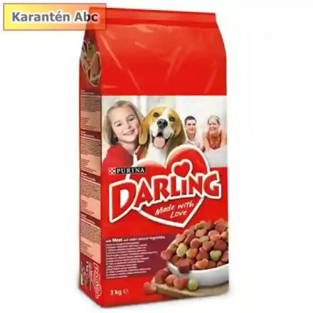 Darling száraz kutyatáp 3 kg – Marha húsos-zöldséges eledel