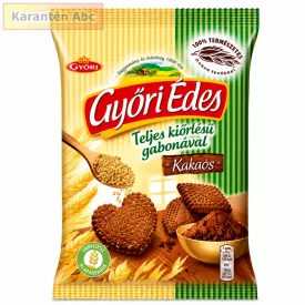 Győri Édes Teljes Kiőrlésű Kakaós Omlós Keksz 150 g