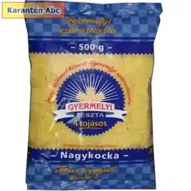 Gyermelyi Nagykocka 4 tojásos száraztészta 500g 500 g