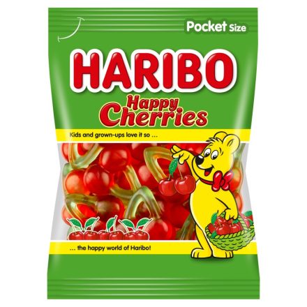 Haribo gumicukor Meggyfürt (Happy Cherries) 100g