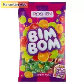 Roshen Bim-Bom – Gyümölcsös, töltött cukorka 200 g