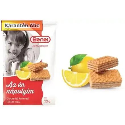 Benei citromos nápolyi – 200 g tasakos finomság