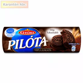 Győri Pilóta Tripla Kakaós Krémmel Töltött Keksz 180 g