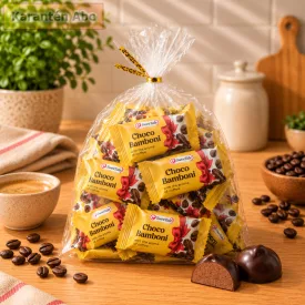   SweeTale Choco Bamboni kávés, csokoládébevonatos habos édesség 500 g