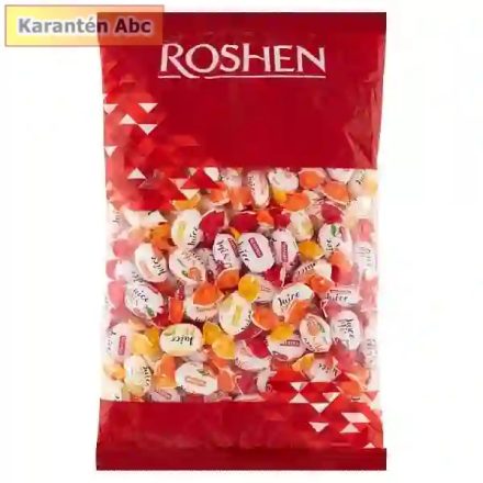 Roshen Juice Mix – 1 kg gyümölcsös töltésű karamell cukorka