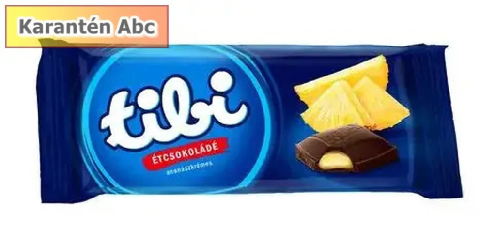 Tibi Étcsokoládé Ananászkrémes 90g 90 g